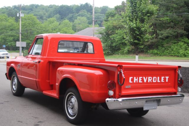 1967 Orange Chevrolet C-10 Standard Cab Pickup
