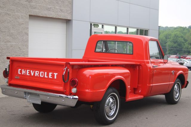 1967 Orange Chevrolet C-10 Standard Cab Pickup