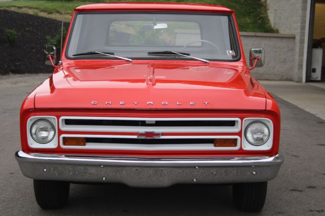 1967 Orange Chevrolet C-10 Standard Cab Pickup