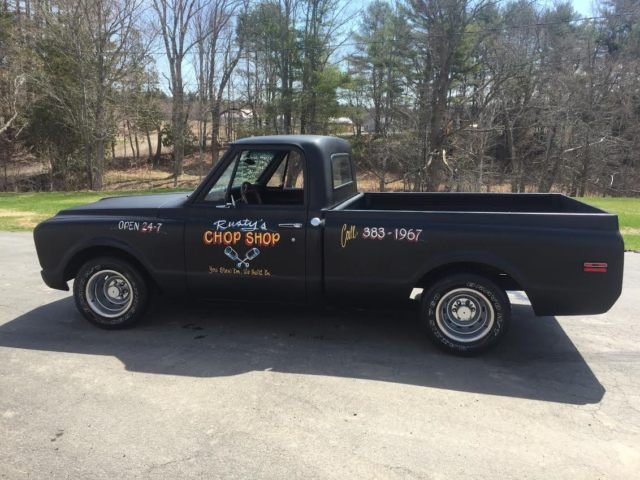 1967 Black Chevrolet C-10 Shortbed Pickup