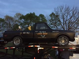1967 Black Chevrolet C-10 Shortbed Pickup
