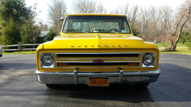 1967 Yellow Chevrolet C-10 Standard Cab Pickup