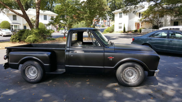 1967 Black Chevrolet C-10 Standard Cab Pickup