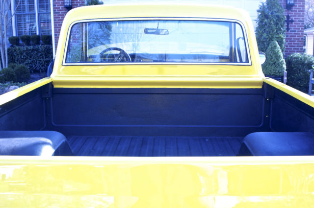 1967 Yellow Chevrolet C-10 Standard Cab Pickup