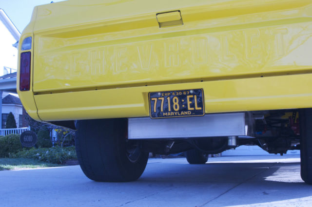 1967 Yellow Chevrolet C-10 Standard Cab Pickup