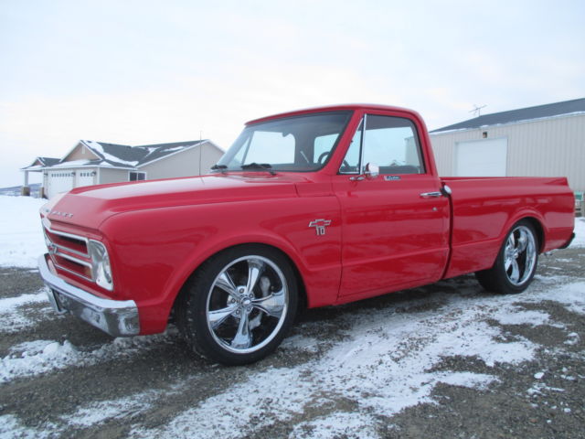 1967 Red Chevrolet C-10 Standard Cab Pickup