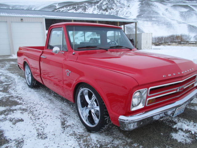 1967 Red Chevrolet C-10 Standard Cab Pickup