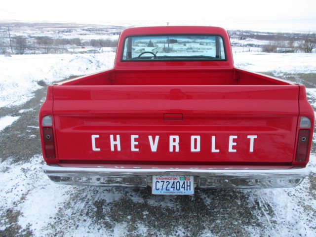 1967 Red Chevrolet C-10 Standard Cab Pickup