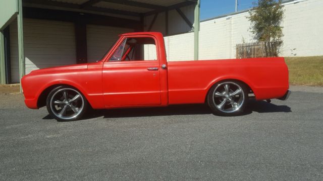 1967 Red Chevrolet C-10 Standard Cab Pickup