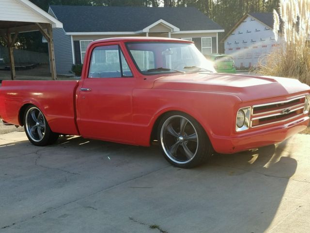 1967 Red Chevrolet C-10 Standard Cab Pickup