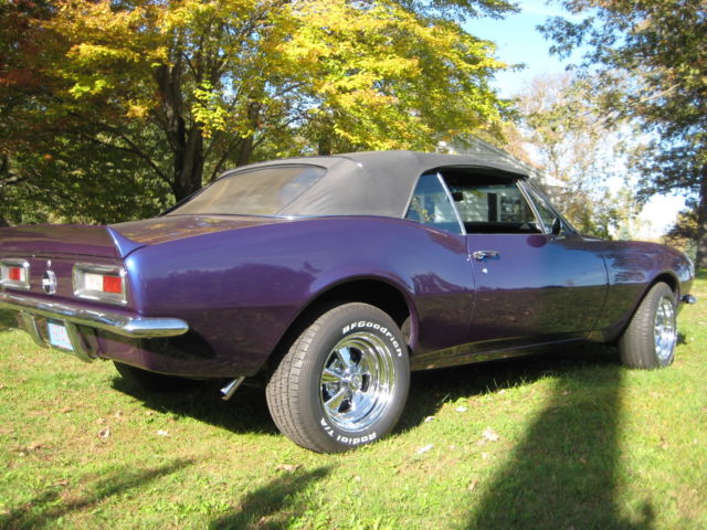1967 Blue Chevrolet Camaro Convertible