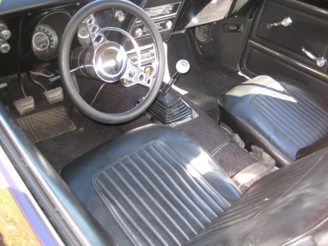 1967 Blue Chevrolet Camaro Convertible