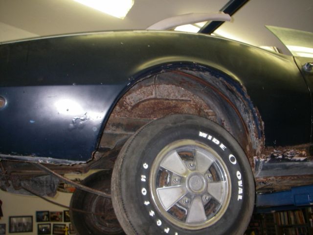 1967 Blue Chevrolet Camaro Convertible