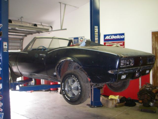 1967 Blue Chevrolet Camaro Convertible