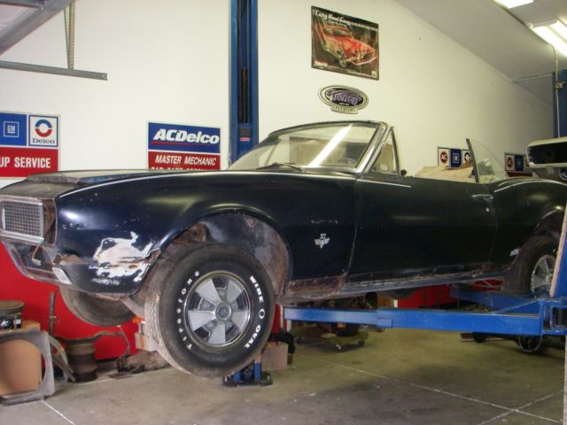 1967 Blue Chevrolet Camaro Convertible