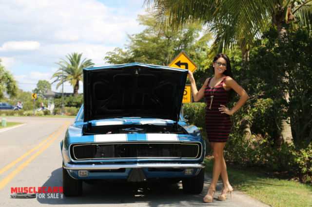 1967 Blue Chevrolet Camaro Coupe