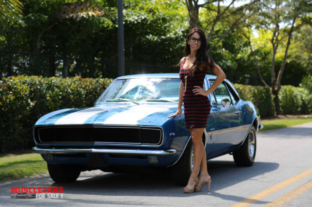 1967 Blue Chevrolet Camaro Coupe