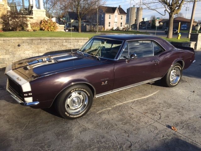 1967 Royal Plum Chevrolet Camaro Coupe