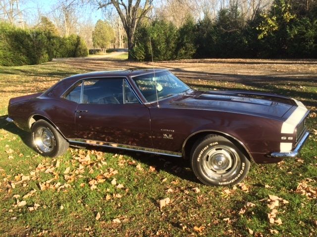 1967 Royal Plum Chevrolet Camaro Coupe