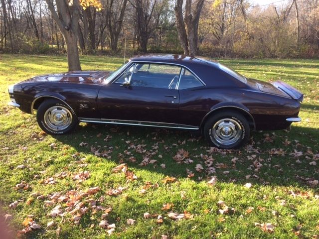 1967 Royal Plum Chevrolet Camaro Coupe