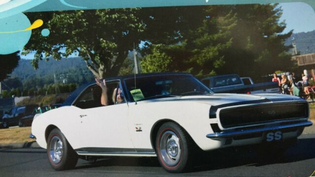 1967 White Chevrolet Camaro Coupe