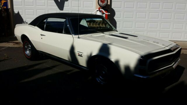 1967 White Chevrolet Camaro Coupe