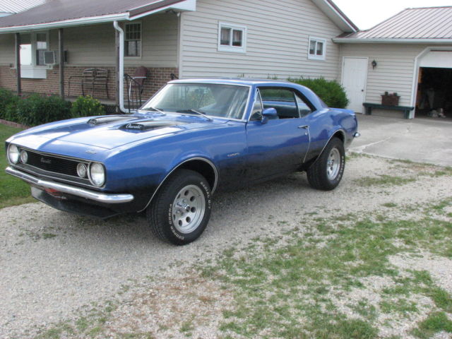 1967 Blue Chevrolet Camaro Coupe