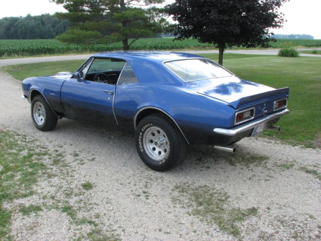 1967 Blue Chevrolet Camaro Coupe