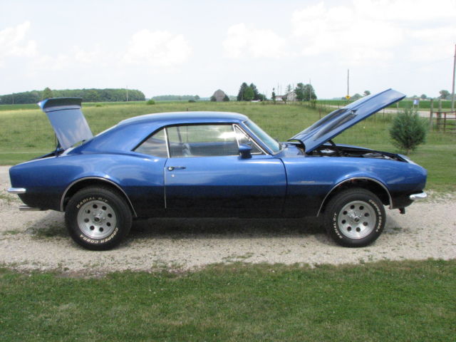 1967 Blue Chevrolet Camaro Coupe