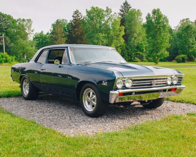 1967 Blue Chevrolet Chevelle Sedan