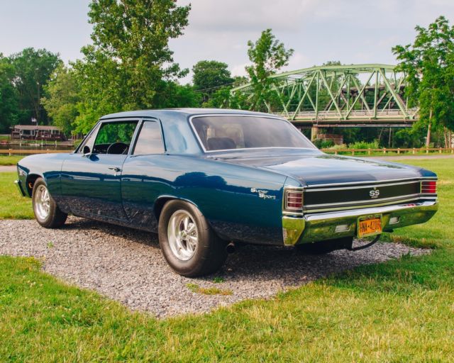 1967 Blue Chevrolet Chevelle Sedan