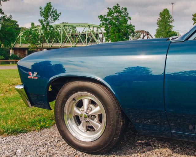 1967 Blue Chevrolet Chevelle Sedan