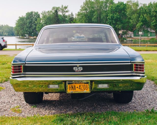 1967 Blue Chevrolet Chevelle Sedan
