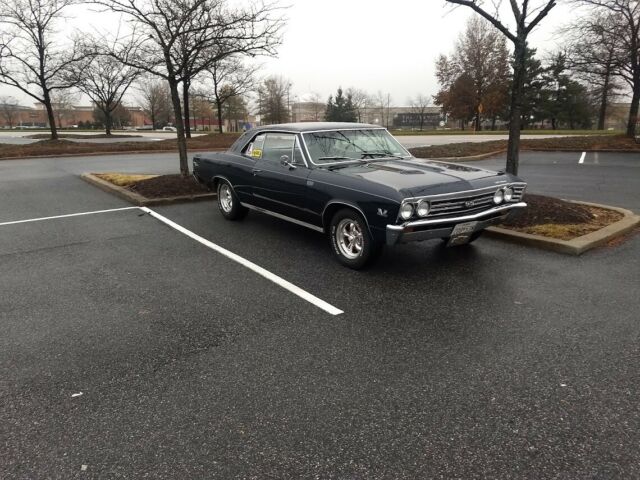 1967 Blue Chevrolet Chevelle Coupe