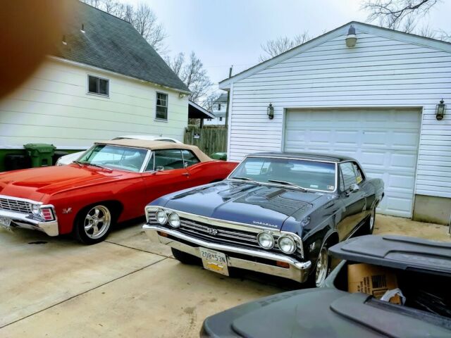 1967 Blue Chevrolet Chevelle Coupe