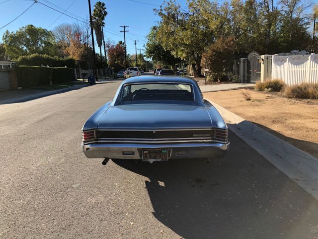1967 Blue Chevrolet Chevelle Coupe
