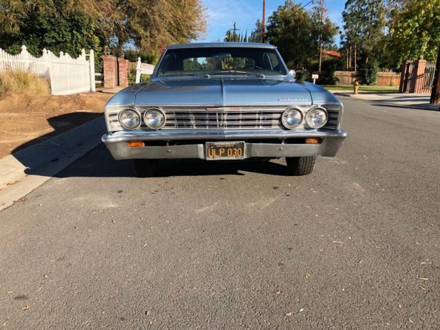 1967 Blue Chevrolet Chevelle Coupe