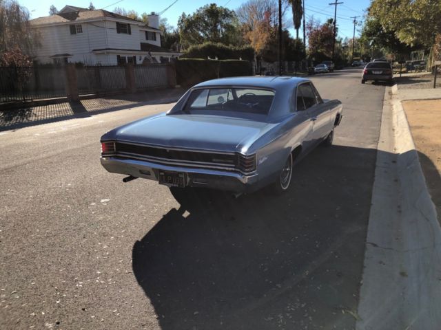 1967 Blue Chevrolet Chevelle Coupe