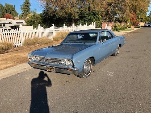 1967 Blue Chevrolet Chevelle Coupe