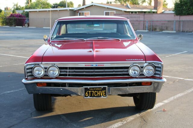 1967 Red Chevrolet Chevelle Coupe