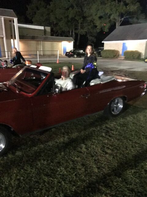 1967 Red Chevrolet Chevelle Convertible