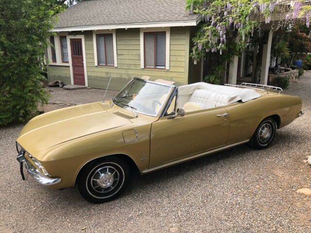 1967 Gold Chevrolet Corvair Convertible