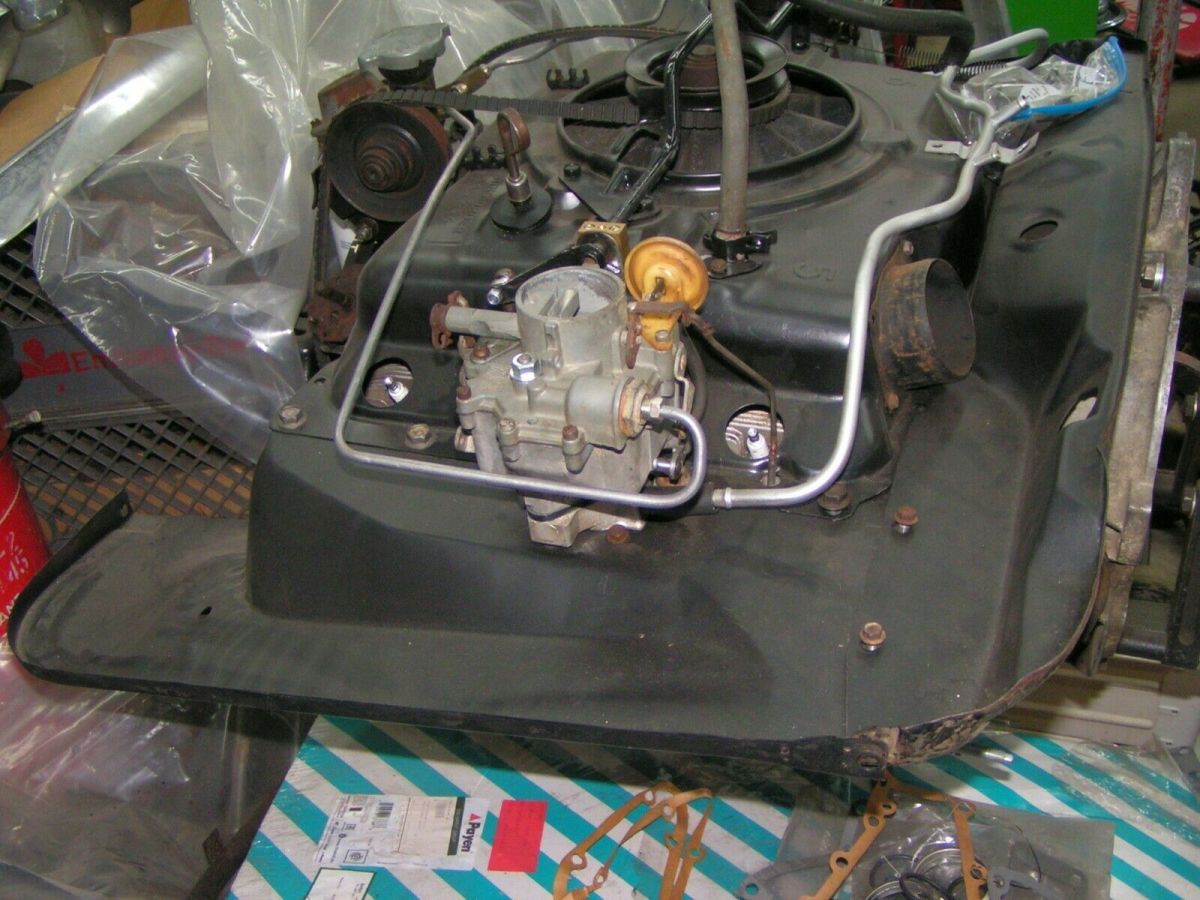 1967 BLUE AND WHITE Chevrolet Corvair Coupe