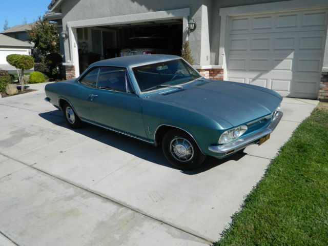 1967 Blue Chevrolet Corvair Coupe