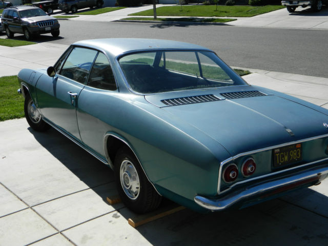 1967 Blue Chevrolet Corvair Coupe