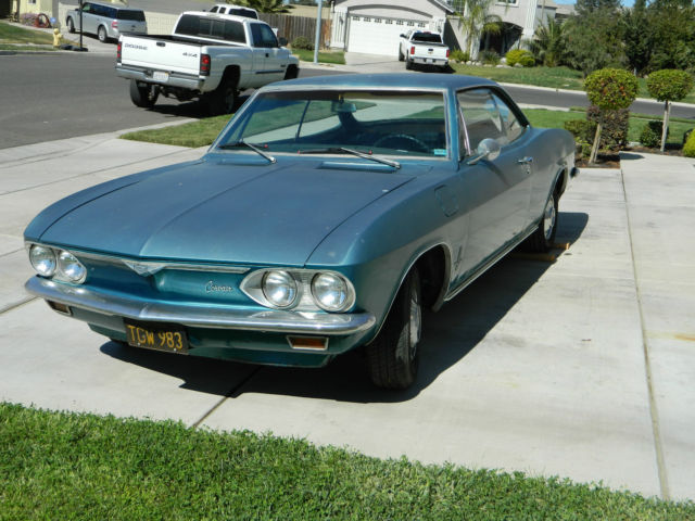 1967 Blue Chevrolet Corvair Coupe