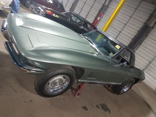 1967 Green Chevrolet Corvette Convertible
