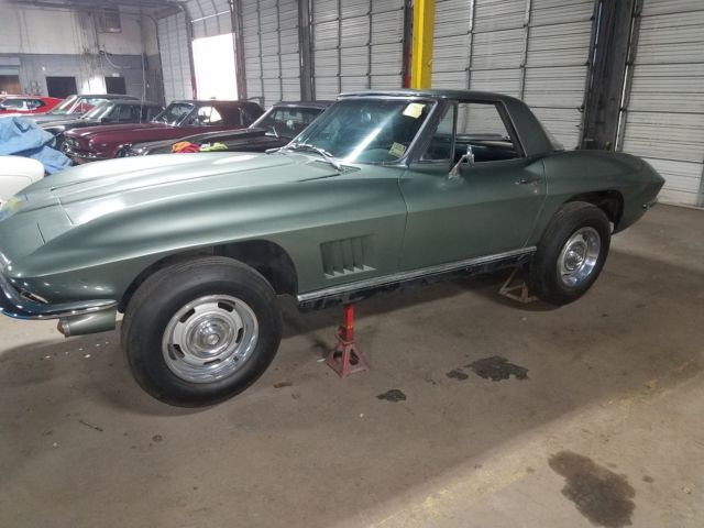 1967 Green Chevrolet Corvette Convertible