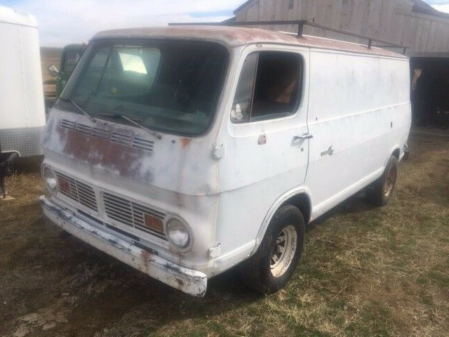 1967 White Chevrolet G20 Van