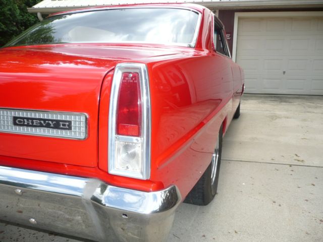 1967 Viper Red Chevrolet Nova 2 Door Hardtop